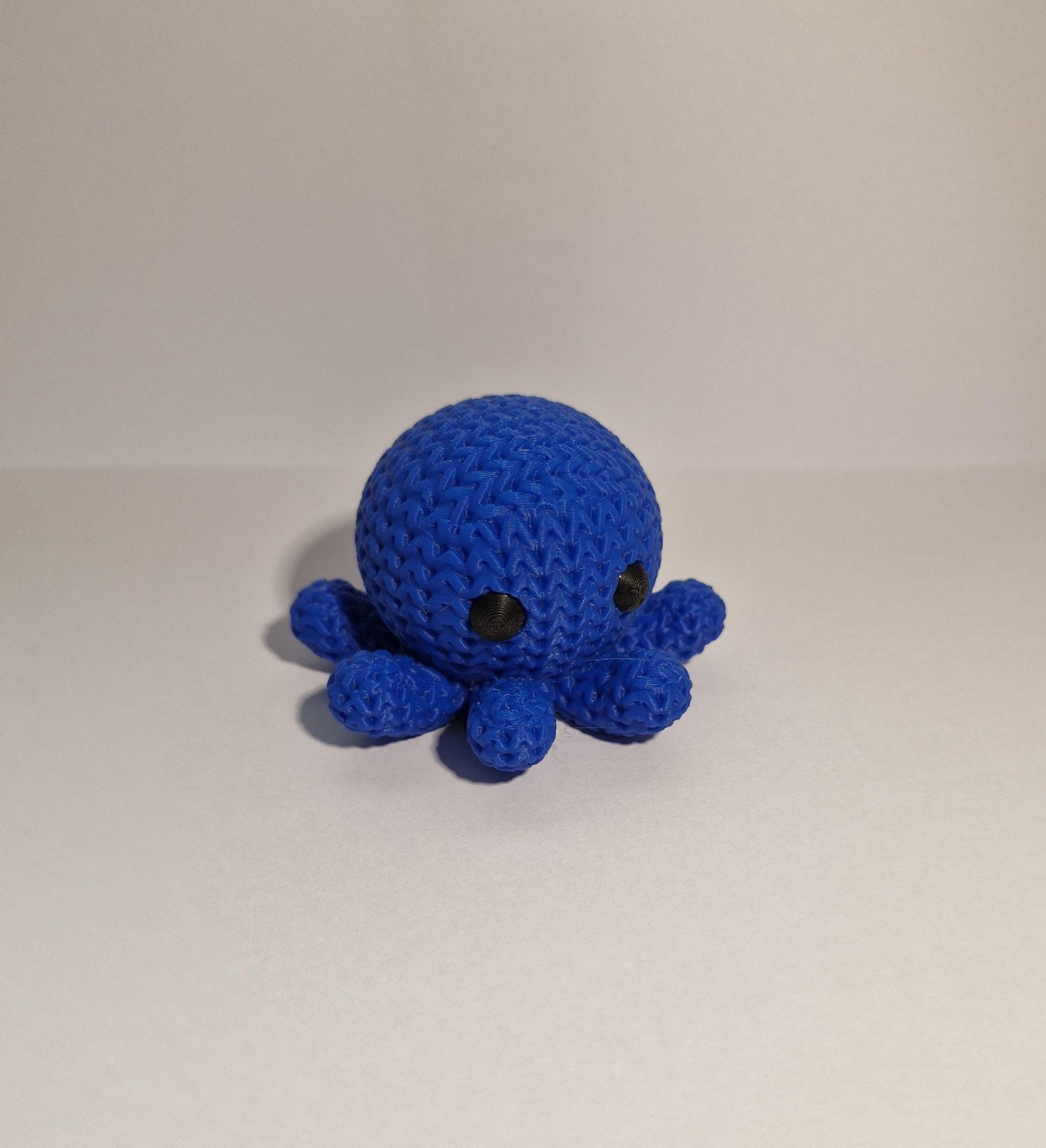 Knitted-Style Octopus Figurine | 3D Printed Ocean Animal Gift