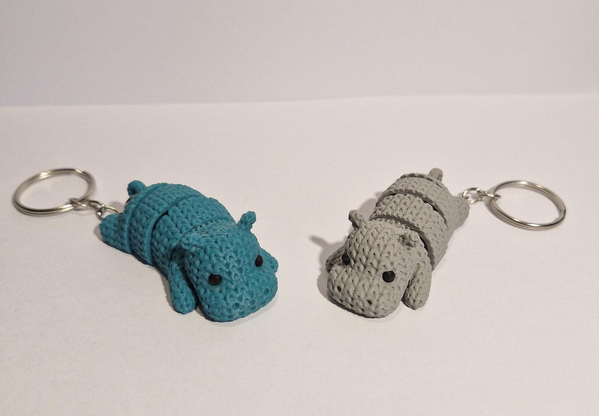 Hippo Keyring - product view 2