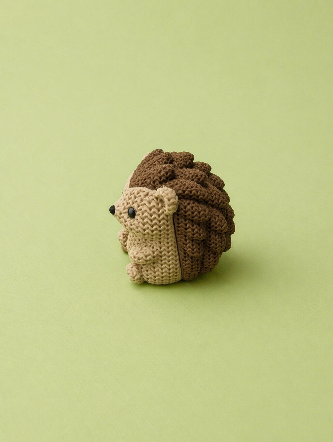 Knitted-Style Hedgehog Figurine | 3D Printed Gift for Animal Lovers