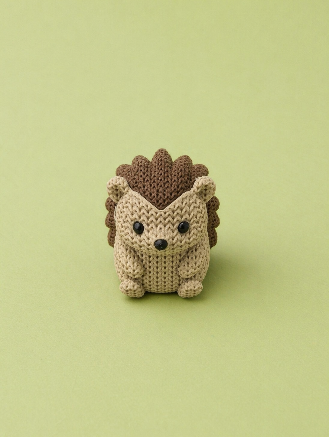 Knitted-Style Hedgehog Figurine | 3D Printed Gift for Animal Lovers