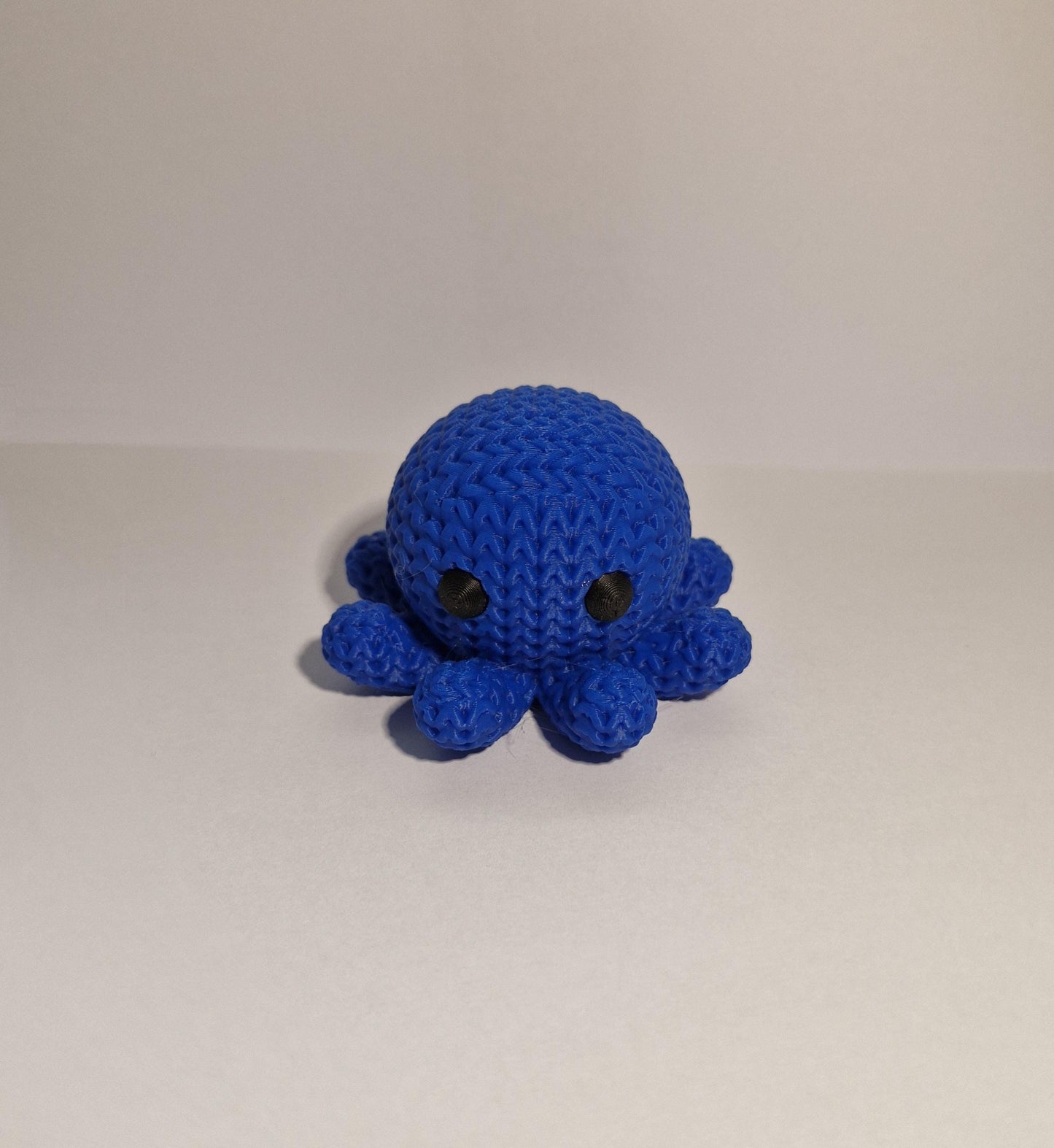 Knitted-Style Octopus Figurine | 3D Printed Ocean Animal Gift