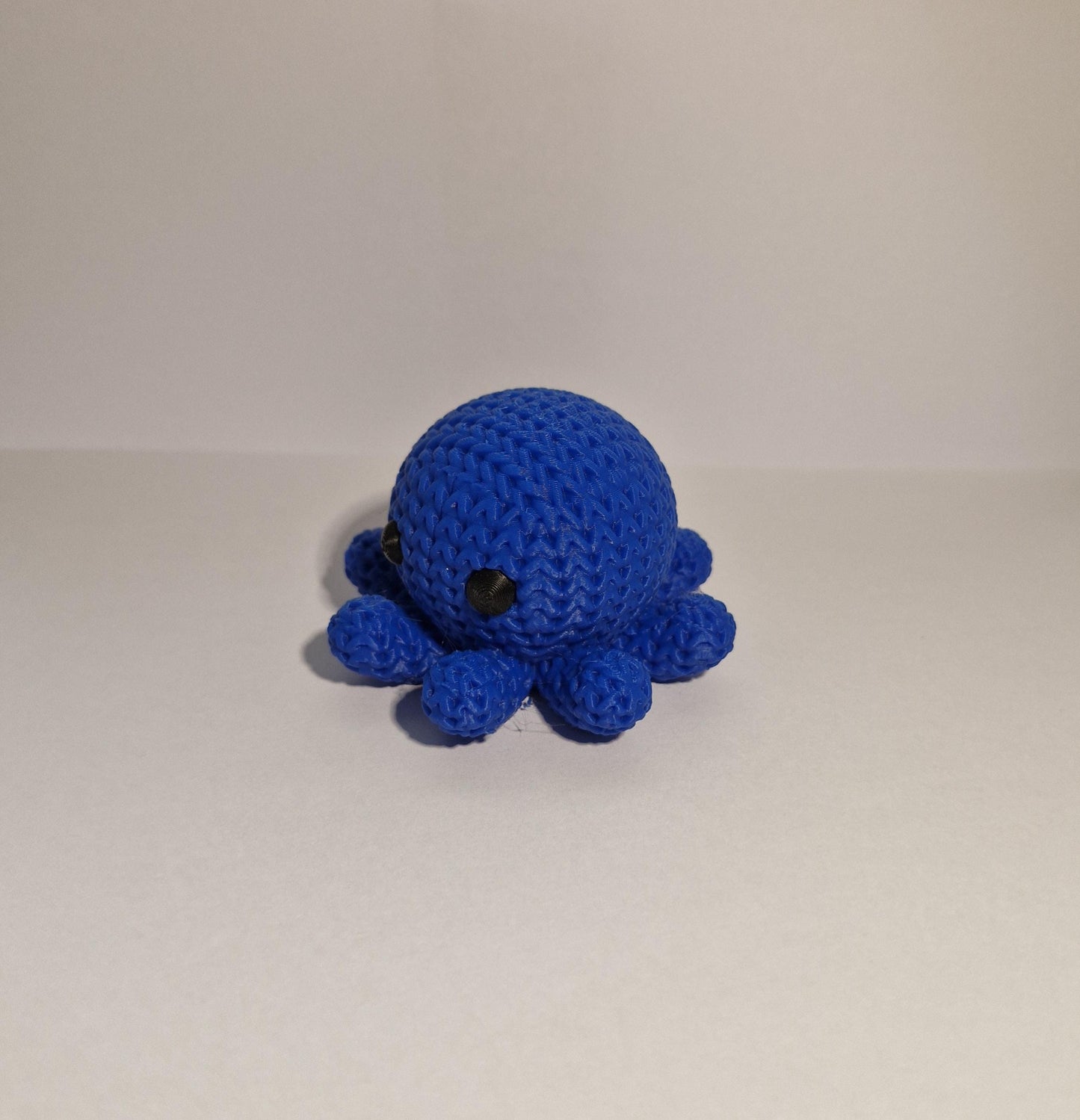 Knitted-Style Octopus Figurine | 3D Printed Ocean Animal Gift