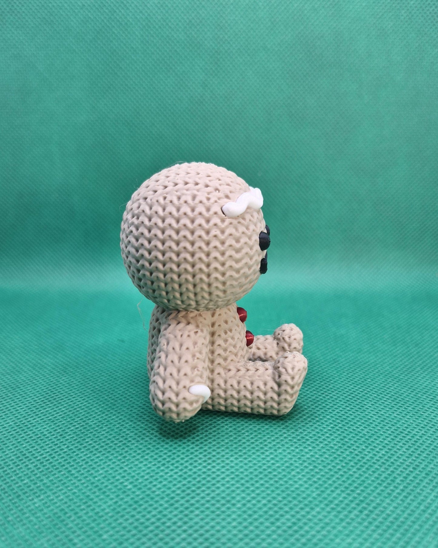 Knitted-Style Gingerbread Man Figurine | 3D Printed Christmas Gift
