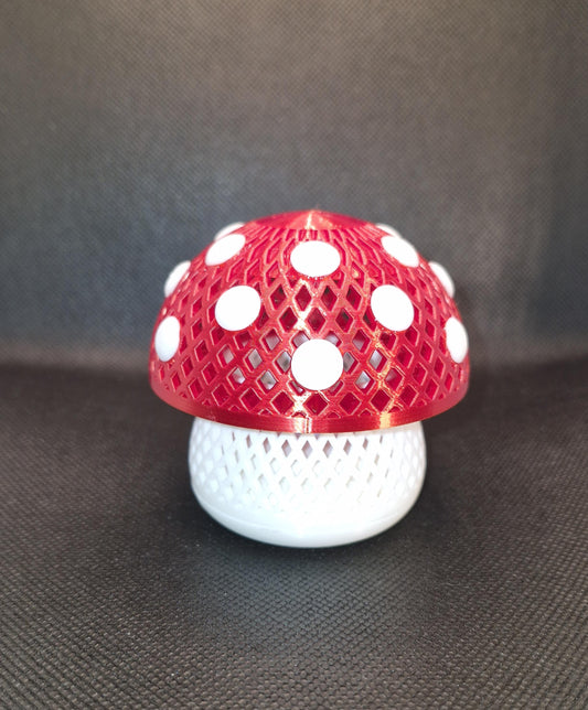 Mushroom Light Ornament | 3D Printed Woodland Home Decor Gift