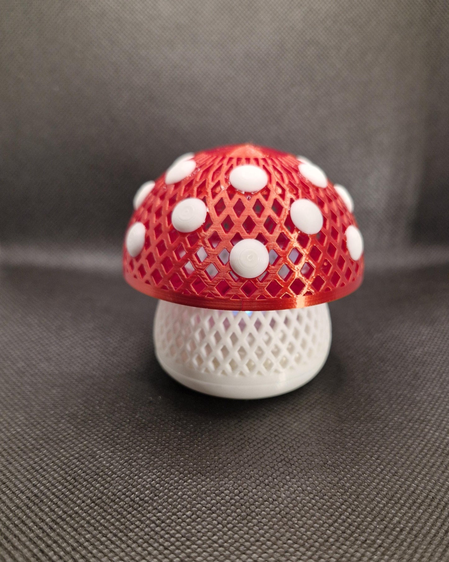 Mushroom Light Ornament | 3D Printed Woodland Home Decor Gift