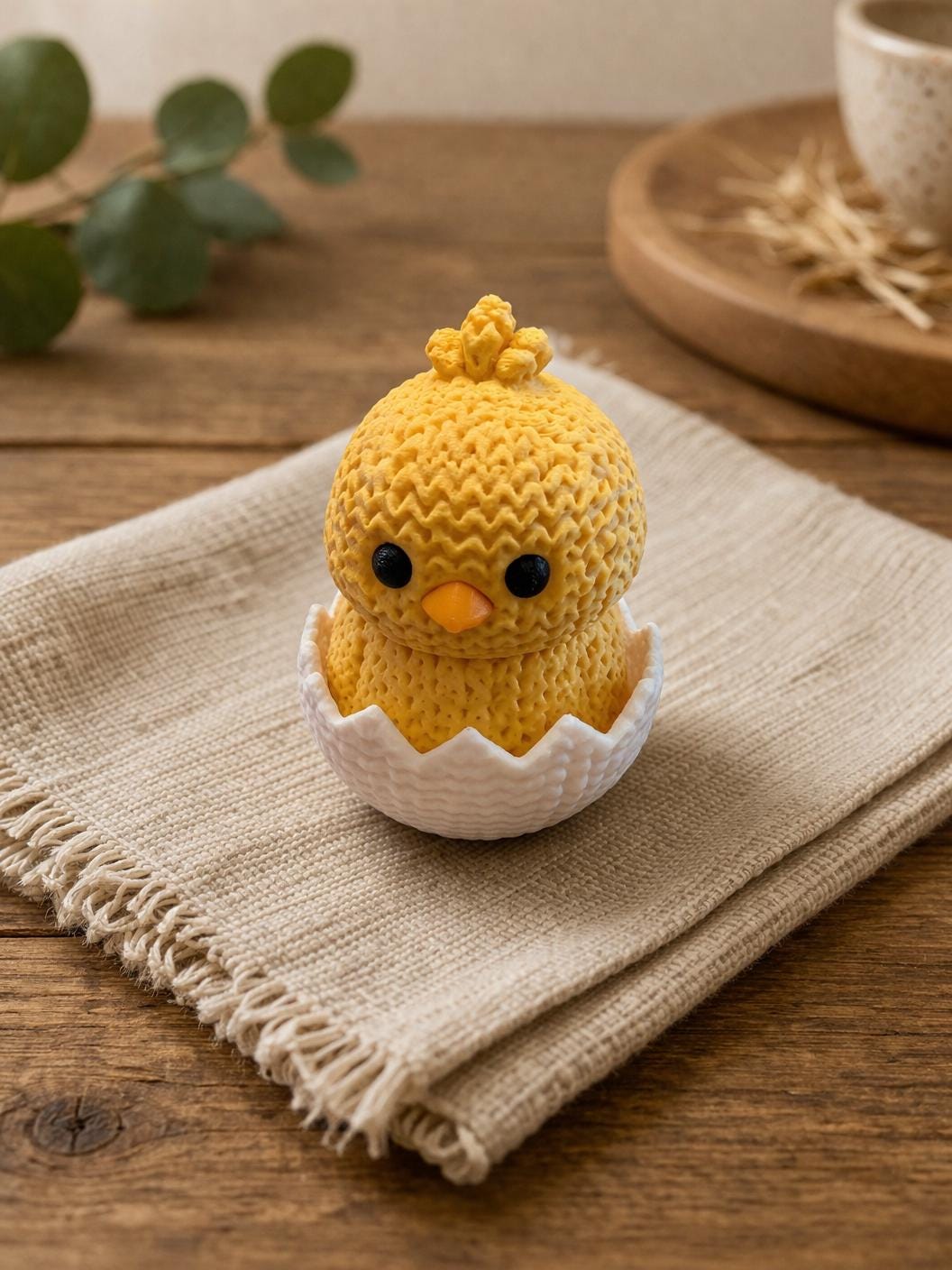 Hatching Chick Ornament | 3D Printed Easter & Spring Gift